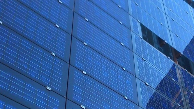 Khối tường xây dựng quang điện (BIPV) chế tạo sẵn cho nhà cao tầng