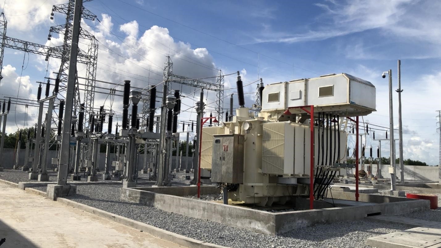 Hoàn thành dự án 110kV giải phóng công suất nguồn điện gió tại tỉnh Cà Mau